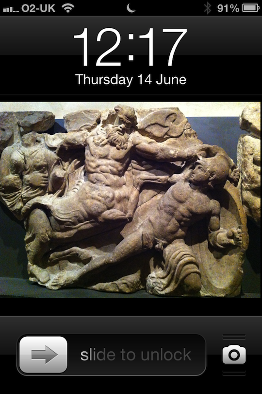 Standard lock screen